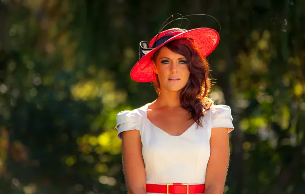 Picture look, girl, hair, hat, piercing