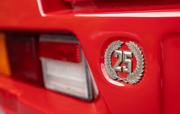 Picture Lamborghini, lambo, Countach, badge, Lamborghini Countach 25th Anniversary, 25 years