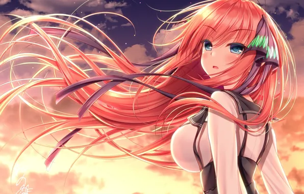 Girl, red, go-toubun no hanayome, nakano nino, yunagi amane