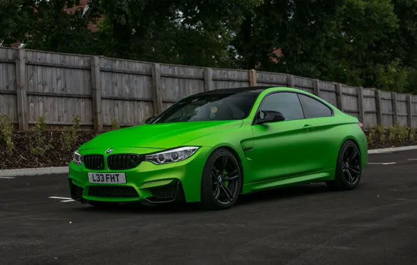 Picture BMW, Green, matte, wrap, Wasabi