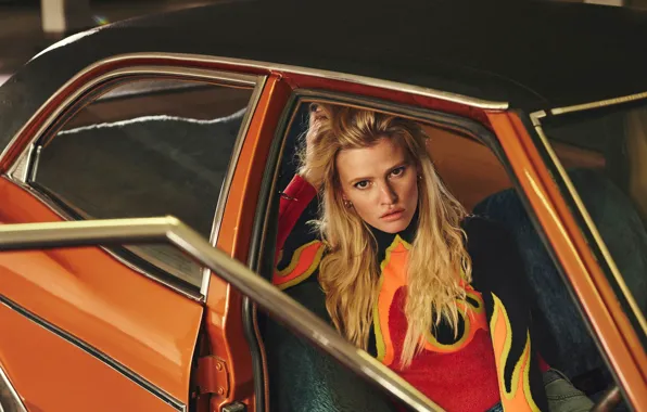 Picture auto, model, blonde, photoshoot, Lara Stone, Lara Stone, Emma Tempest, Russh