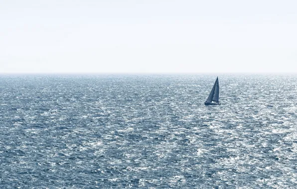 Sea, nature, sail