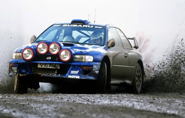Rally, subaru impreza, Subaru