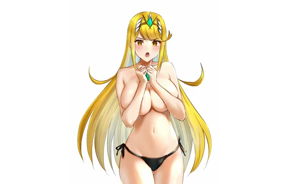 Girl, sexy, long hair, boobs, anime, beautiful, pretty, nude