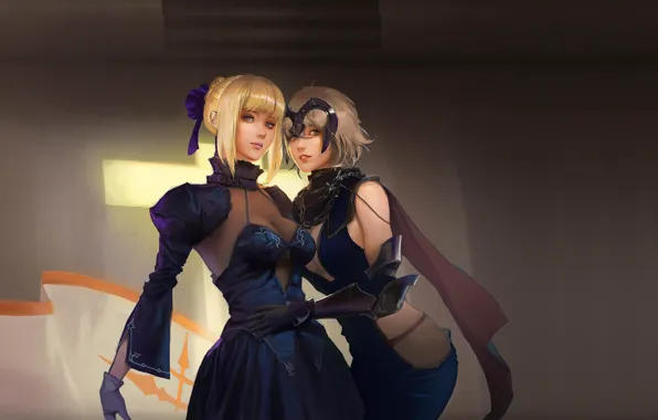 Girl, anime, art, friendship, friend