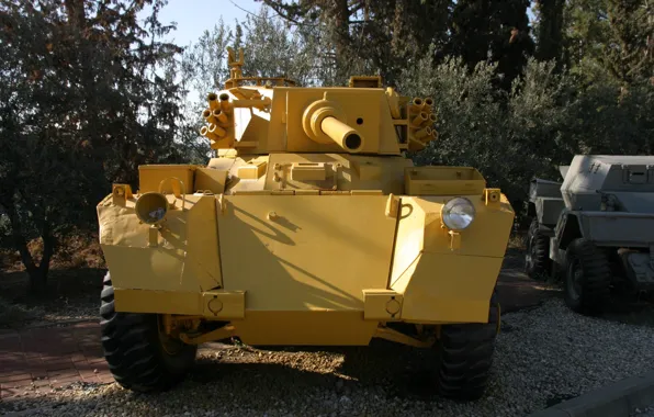 Military, weapon, armored, cannon, armored vehicle, British army, FV601 Saladin, Alvis Saladin