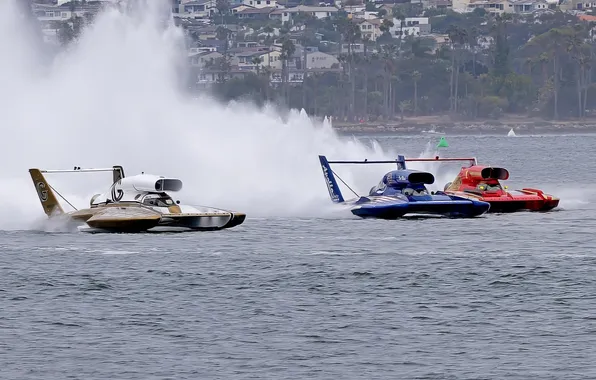 Speed, boats, race