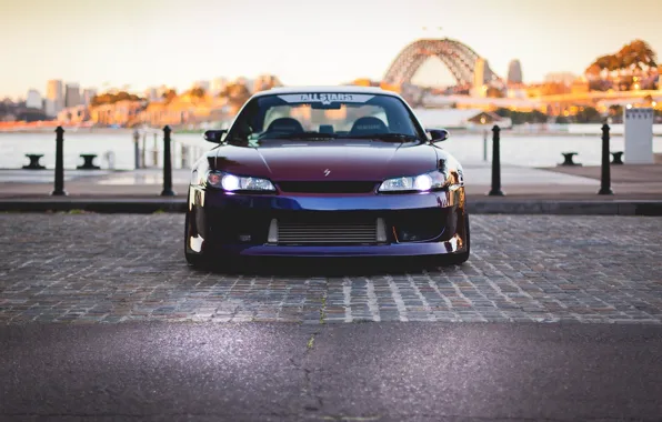 Car, tuning, S15, Nissan, tuning, the front, Spec-R, Nissan Silvia