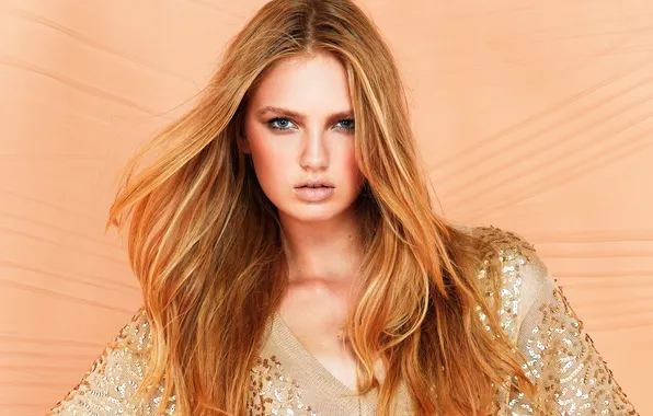Look, background, model, portrait, beauty, Romee Strijd, Romy Strayed