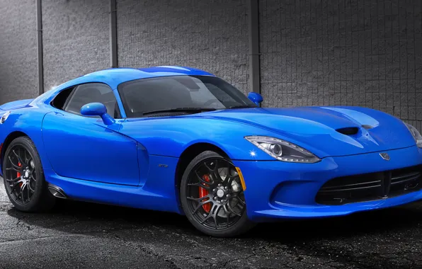 Blue, sports car, srt, viper, Dodge, Viper, dodge, gts