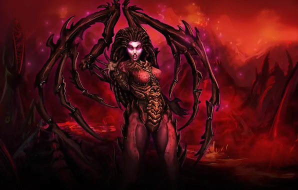 Picture Sarah Kerrigan, StarCraft, Queen of Blades, Zerg