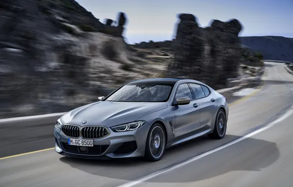 Picture markup, coupe, speed, BMW, Gran Coupe, 8-Series, 2019, the four-door coupe