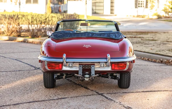 Jaguar, E-Type, 1970, rear, Jaguar E-Type