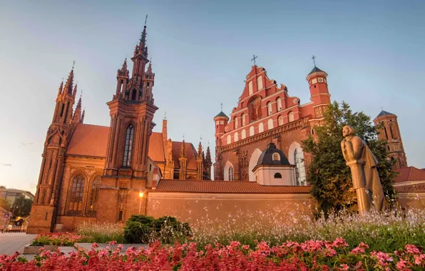 Picture temple, sculpture, Lithuania, Vilnius, Vilnius