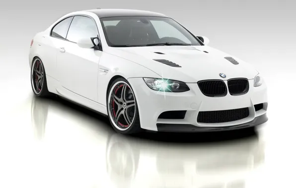 Picture car, machine, auto, white, BMW, white, auto
