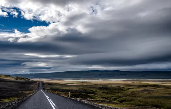 Road, the sky, dal