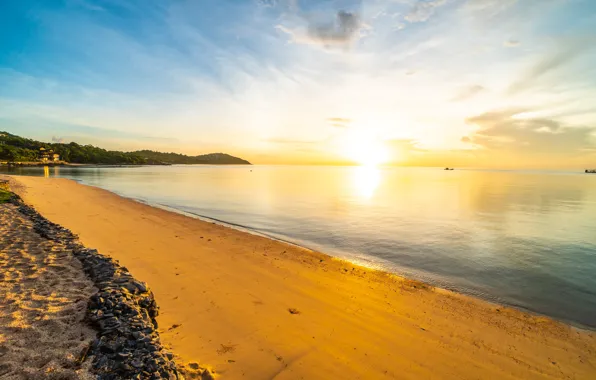 Sand, sea, wave, beach, summer, sunset, summer, beach