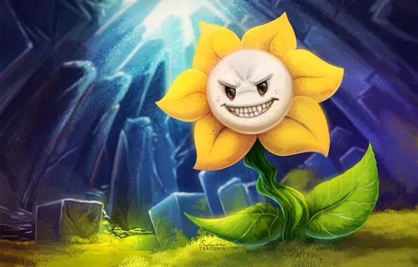 Flowey the flower  Undertale flowey, Flowey the flower, Undertale