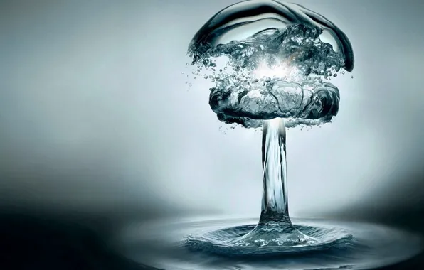 Water, the explosion, bomb