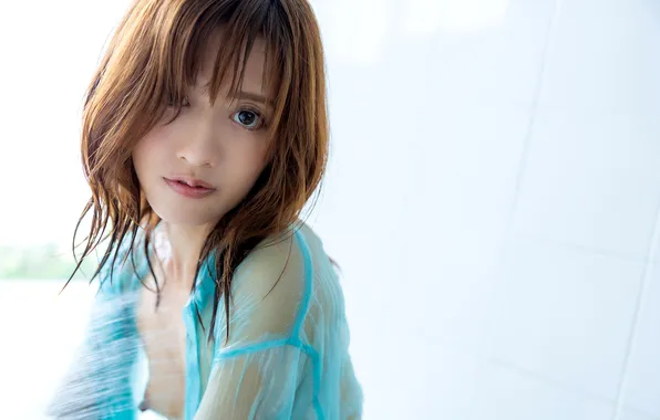 Asian, Model, Water, Woman, Nude, Naked, Shower, Wet