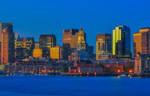 The city, the building, USA, Boston, Boston