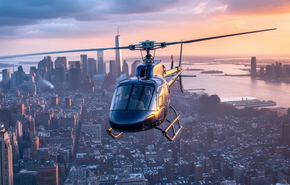 Flight, aviation, technique, helicopter, AI art, neural network