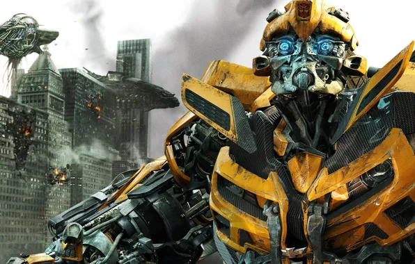Picture fiction, robots, Transformers, the movie, the Autobots, Bumblbee, Bumblebee, Michael Bay