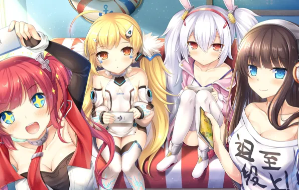 Anime, Girls, Delight, Azur Lane