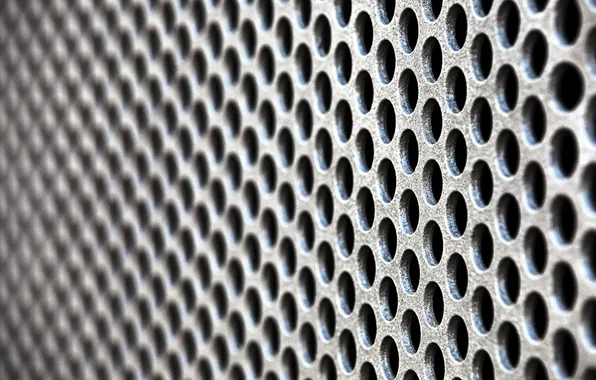 Macro, background, holes, grille, texture, perforating