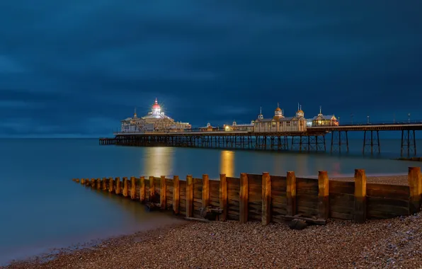 Sea, coast, England, pierce, England, The Channel, English Channel, Eastbourne