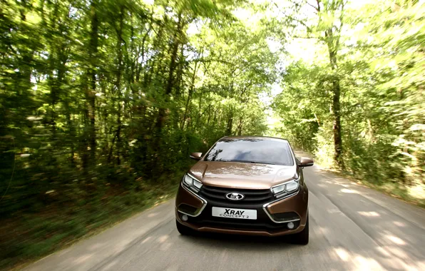 Road, speed, the concept, car, Lada, Lada, crossover, X-ray