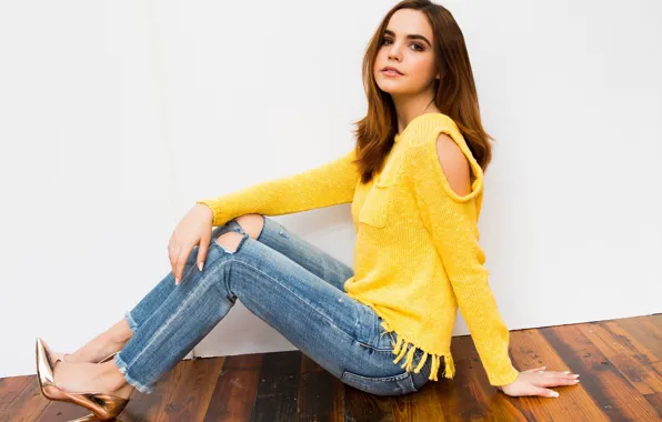 Picture look, girl, jeans, jacket, Bailee Madison
