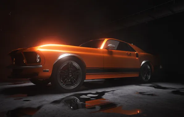 Boss 302, Ford Mustang, American Muscle, American Car, Classic Car, Vintage Car, Steel Horse