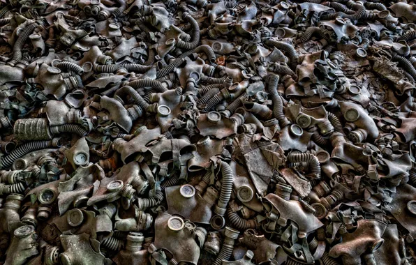 Background, dump, masks