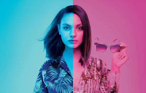 Girl, the film, glasses, action, poster, Mila Kunis, Mila Kunis, Comedy