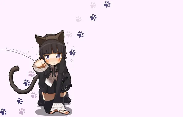 Picture anime, Kawai, cat costume