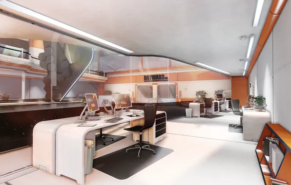 Interior, the room, Dayward Inc, One-Texture Environment, Department