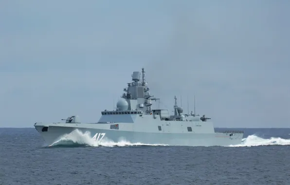 Ship, Navy, &quot;Admiral Gorshkov&quot;, Guard, on the go