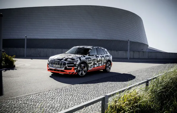 Picture Audi, construction, Parking, 2018, E-Tron Prototype