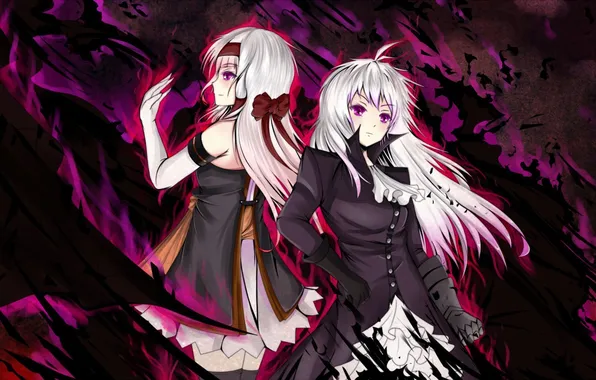 Look, girl, night, magic