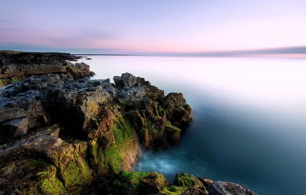Sea, the sky, landscape, nature, rocks