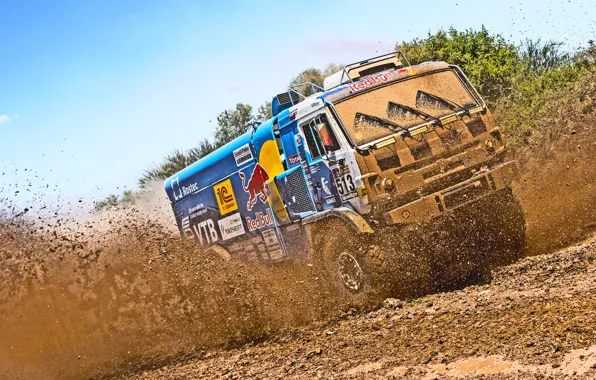Picture Auto, Sport, Truck, Master, Dirt, Squirt, Kamaz, Rally