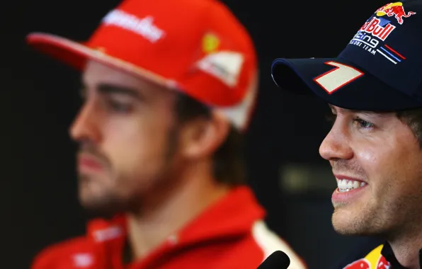 Racer, Formula 1, Vettel, Fernando Alonso, Champion, Sebastian