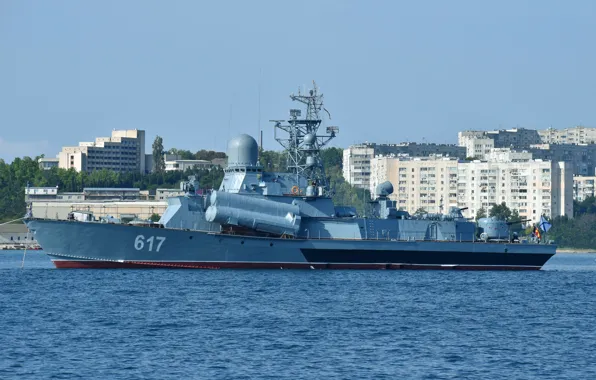Ship, the black sea, rocket, Mirage, Sevastopol