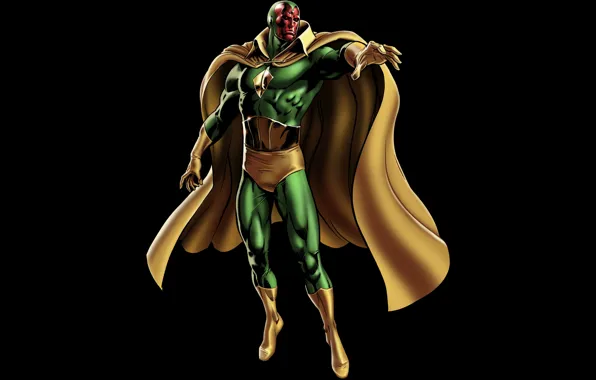 Picture marvel, comic, Vision, Victor Shade, Victor Shade, Vizhen, The Vision, Android robot