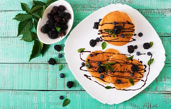 Berries, Breakfast, pancakes, Timolina