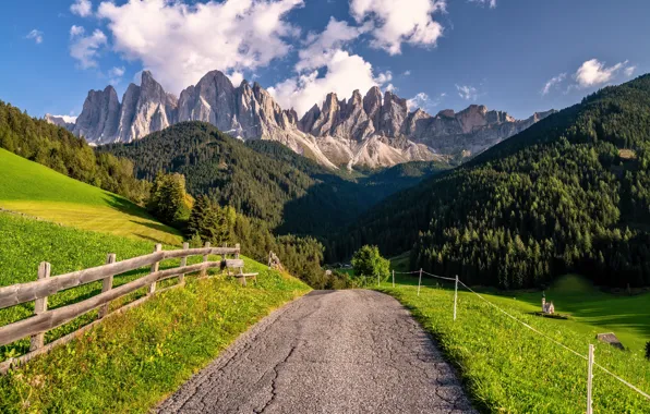 Mountains, Alps, Italy, The Dolomites