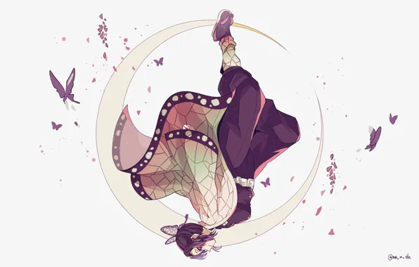 Girl, butterfly, a month, The Blade Cleaves Demons, Demon Slayer: Kimetsu No Yaiba