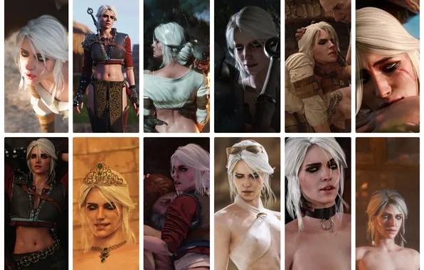 Sexy girl, The Witcher 3 Wild Hunt, Ciri, Cirilla, game art