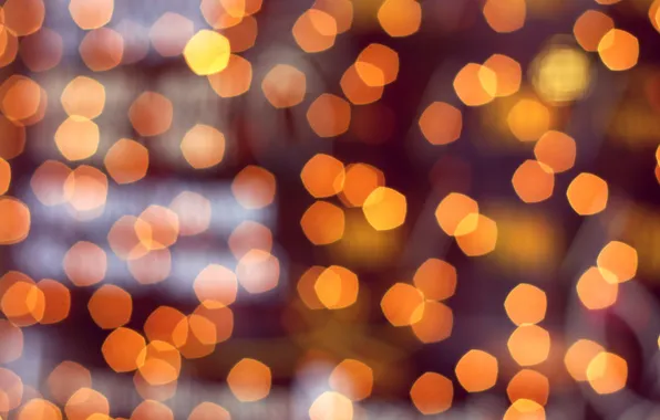 Lights, macro, bokeh
